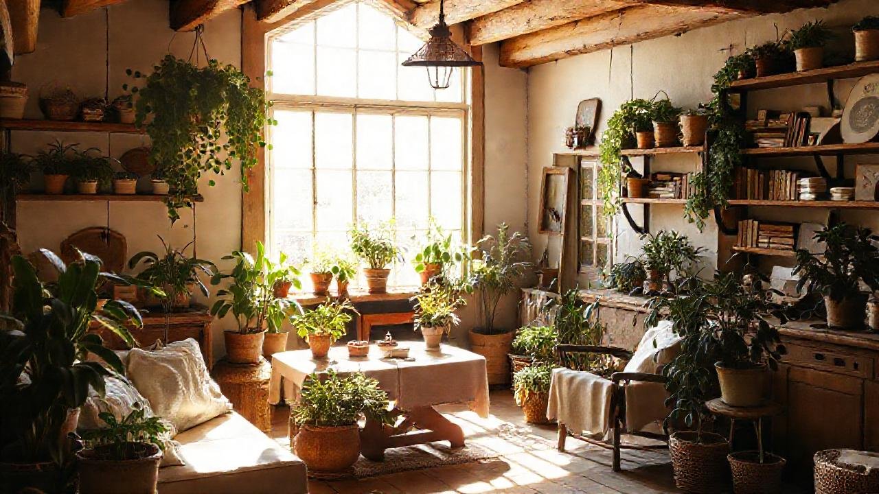 Un hogar rústico y acogedor