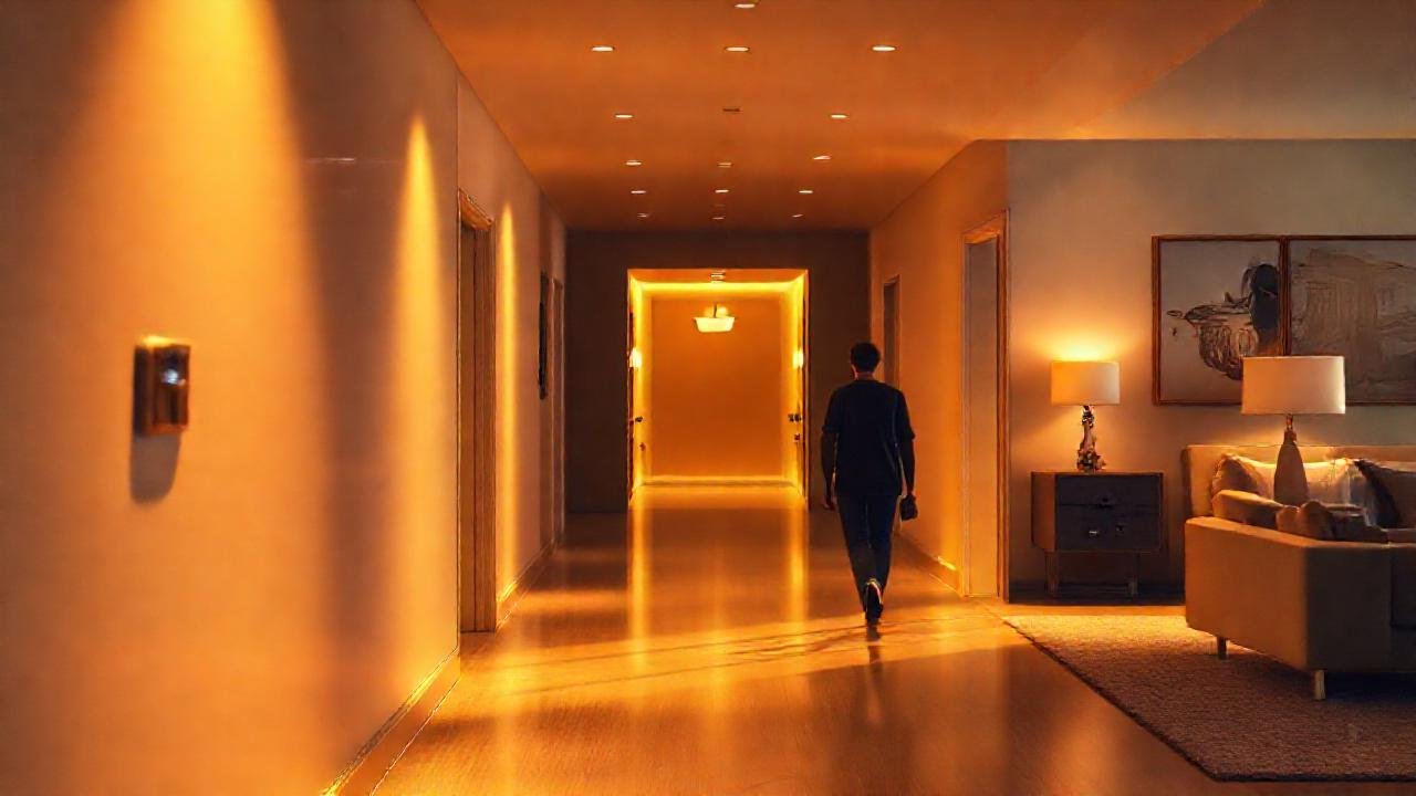 Un hogar moderno y acogedor se ilumina