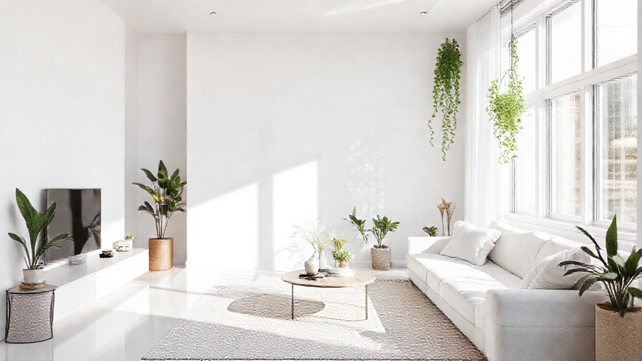 Un apartamento minimalista y sereno