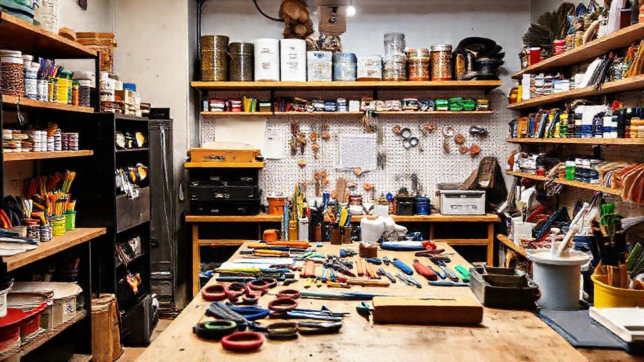 Un taller creativo y acogedor