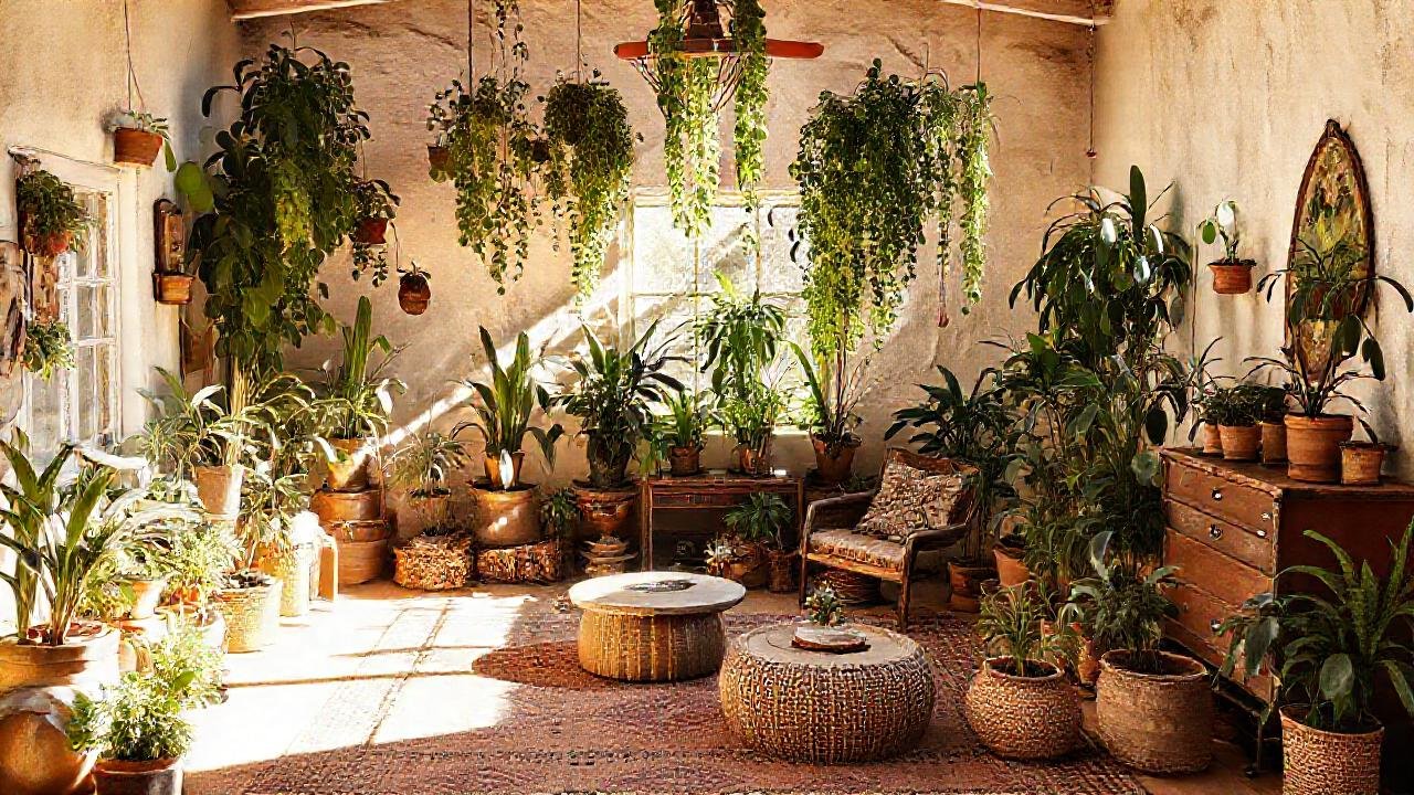 Un espacio bohemio, cálido y natural