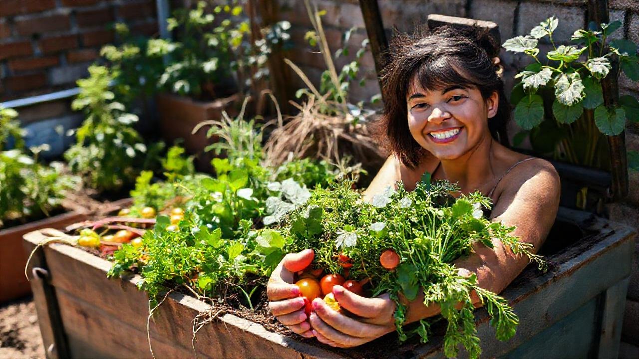 Un huerto urbano promueve la esperanza