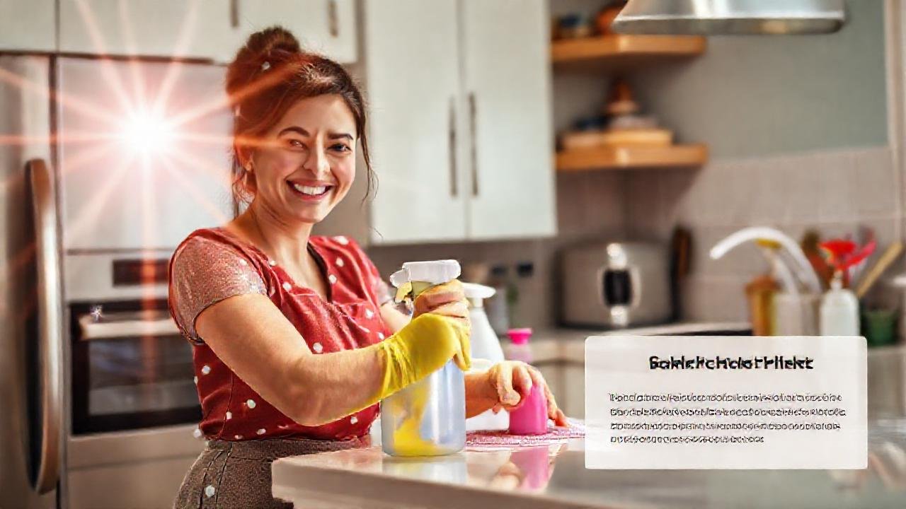 Cocina brillante y alegre