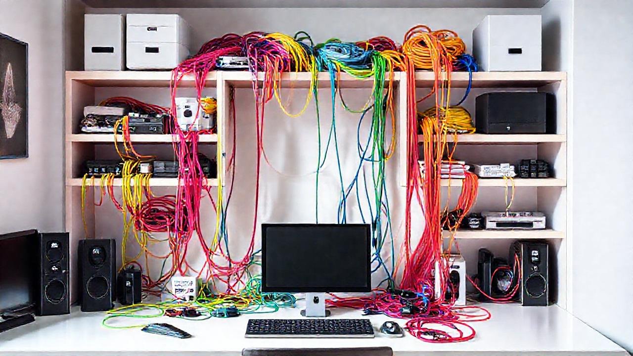 Un espacio ordenado y colorido