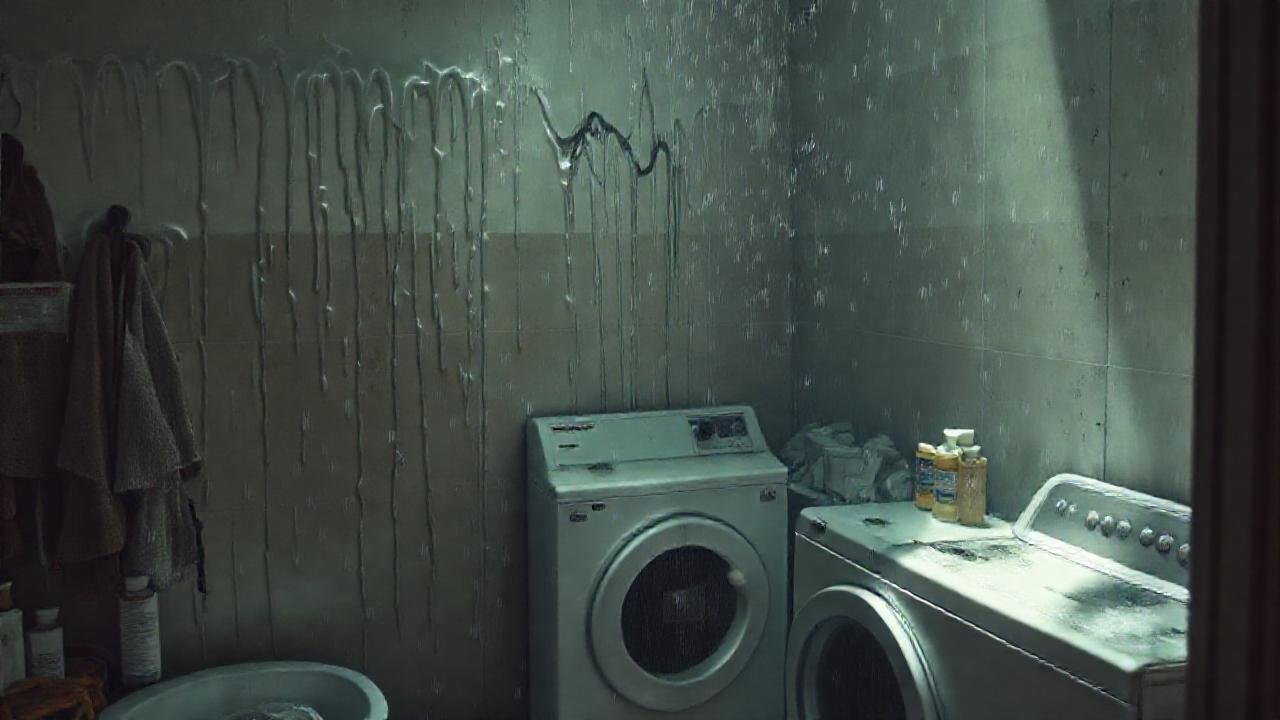 Una habitación húmeda y triste colapsa