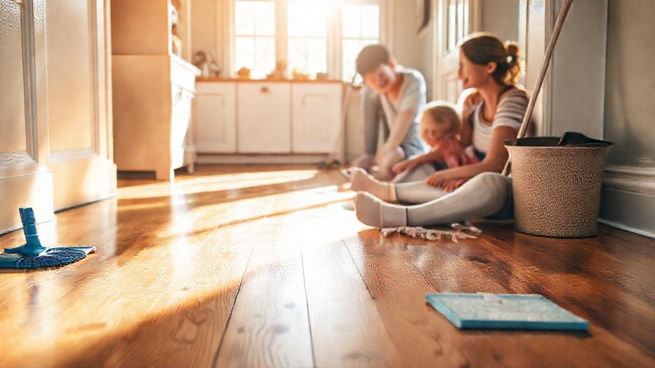 Un hogar cálido brilla en la luz