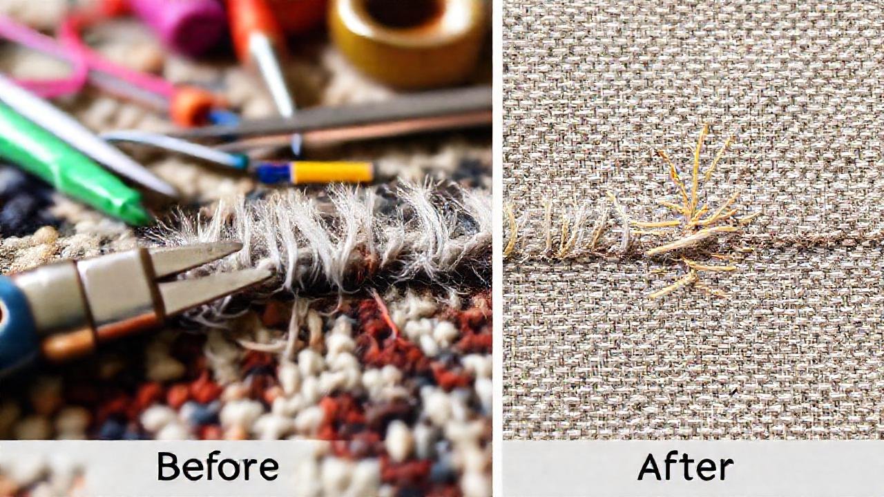 Reparar la alfombra: tutorial claro y efectivo