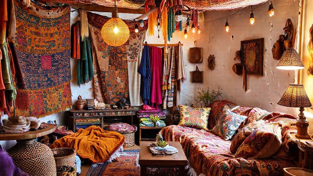 Un hogar bohemio, creativo y acogedor