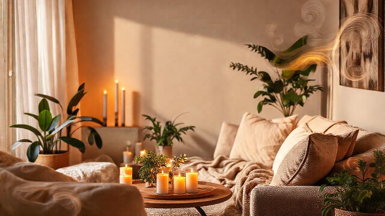 Un salón acogedor y sereno