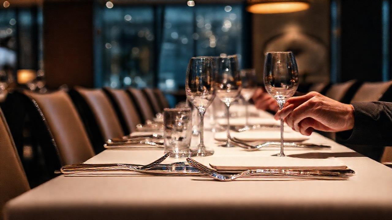 Una cena elegante y acogedora