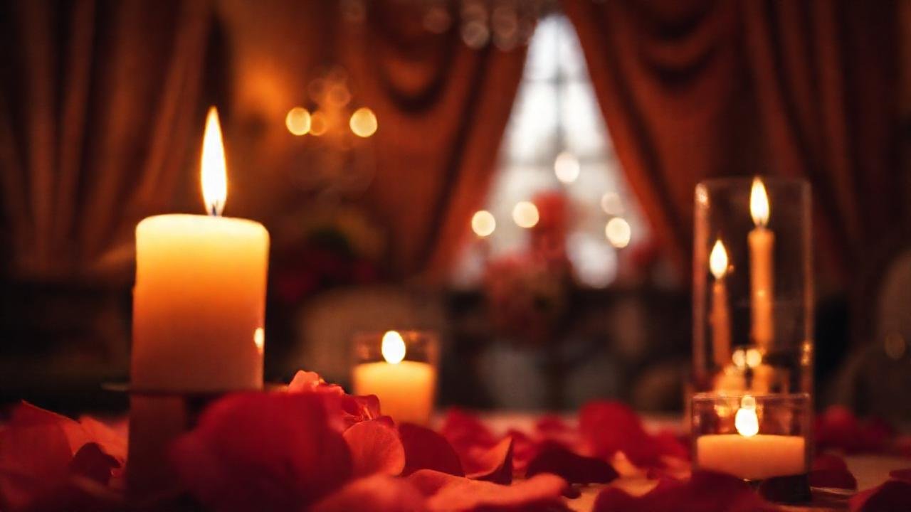 Un ambiente romántico y cálido