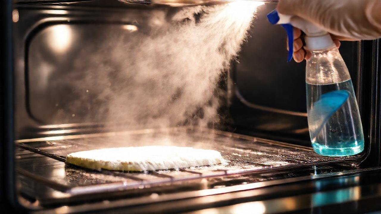 Un horno limpio brilla intensamente