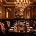 Un salón elegante y lujoso