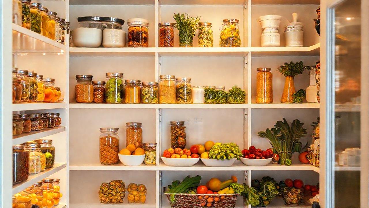 Un despensa organizada y luminosa es ideal