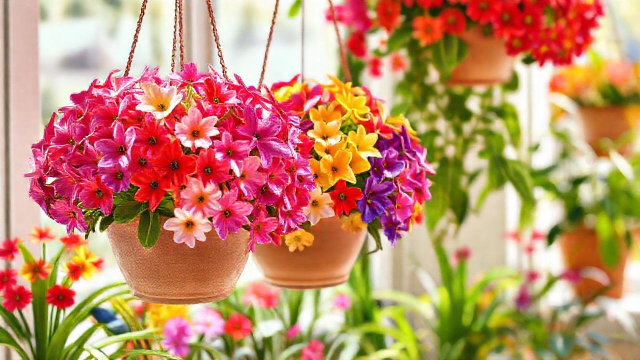 Flores vibrantes adornan un hogar cálido